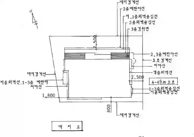 해원빌라 배치도 이미지